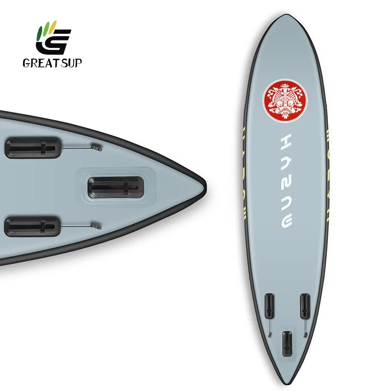 

GREAT SUP G-330 Hot Sale Drop Stitch Portable Inflatable Customized All Round Windsurf Paddle Board, Orange