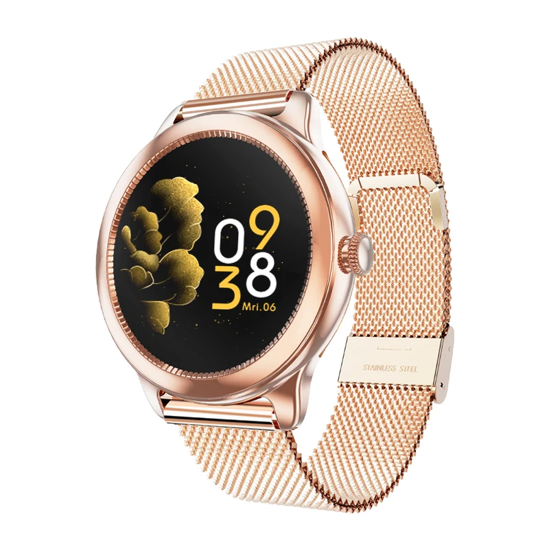

Sport slider smart watches gold GPS round temperature IP68 waterproof Music support IOS 8.0 and Android 4.4 montre smart watch