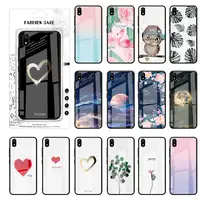 

Painted Color Tempered Glass Phone Case For Xiaomi Redmi 7 7A 5 5 Plus Note 5 Pro Note 7 for redmi note 7 phone case