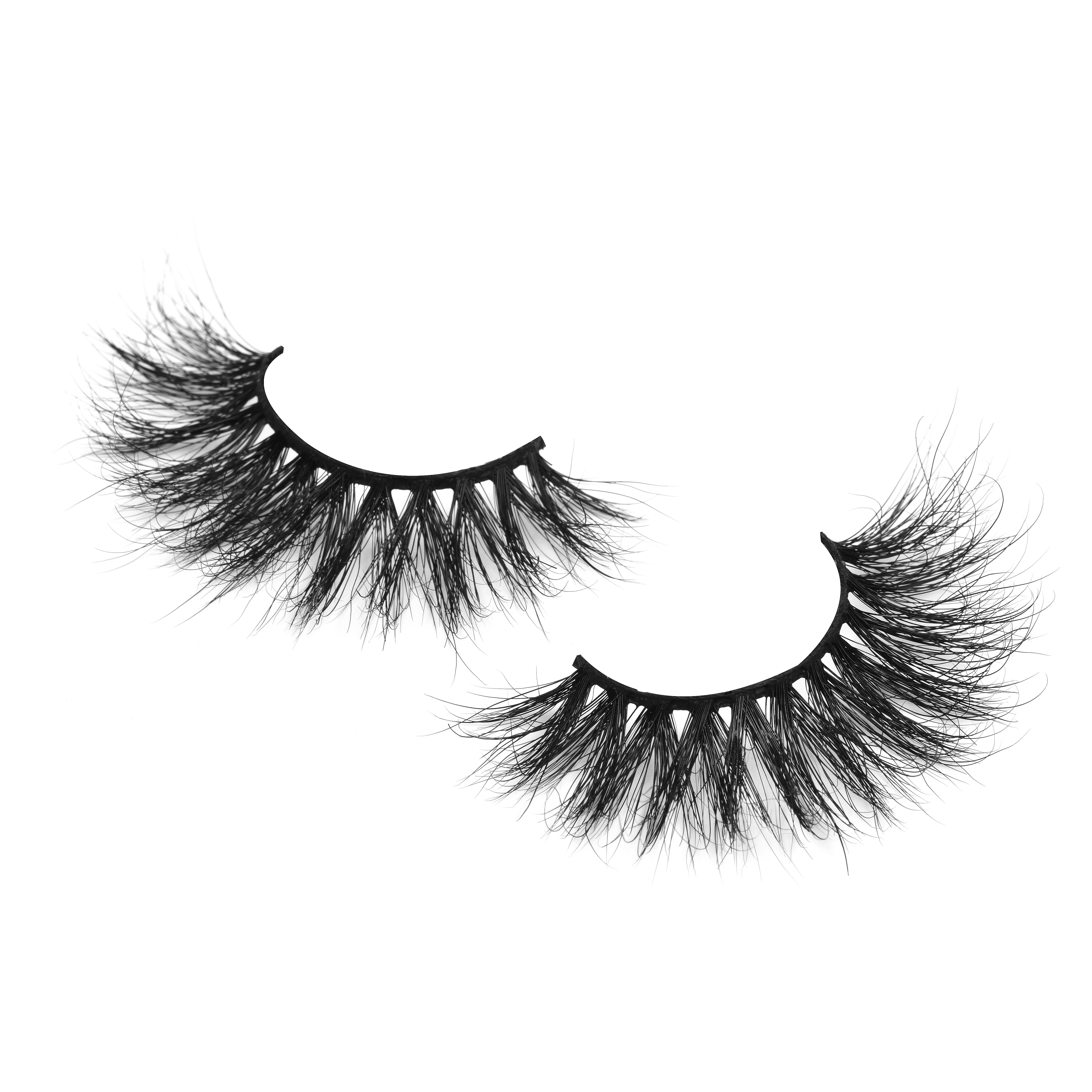 

Fast shipping high quality mink eyelash with free box, Natural black