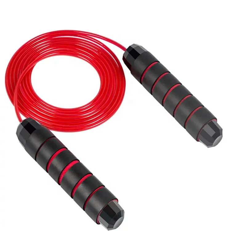 

Foam Skipping Adjustable Weighted Ropes for Fitness, Red, black, blue, green