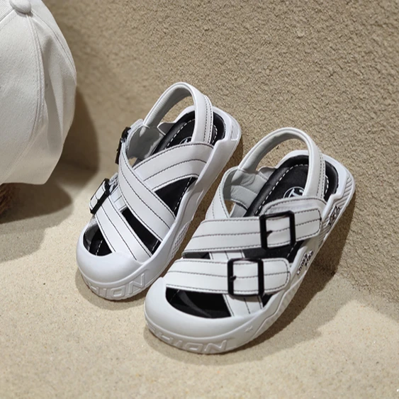 

Children's Sandals Simple Summer Double Comfortable Fashion Spliced Sandals