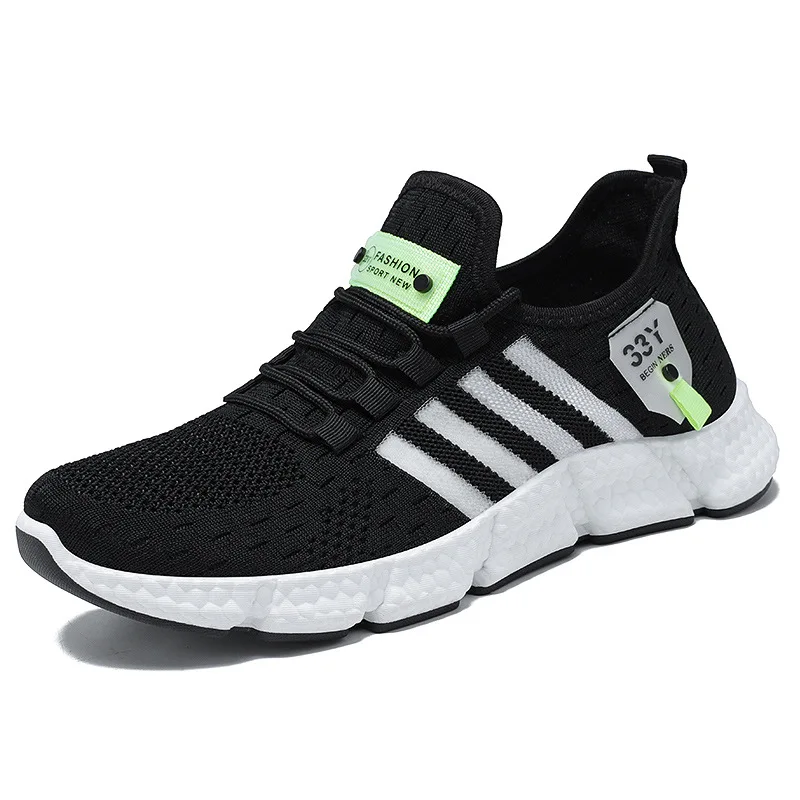 

Men Breathable Athletic Sport Running Sneakers Casual Walking Shoes, 3 colors