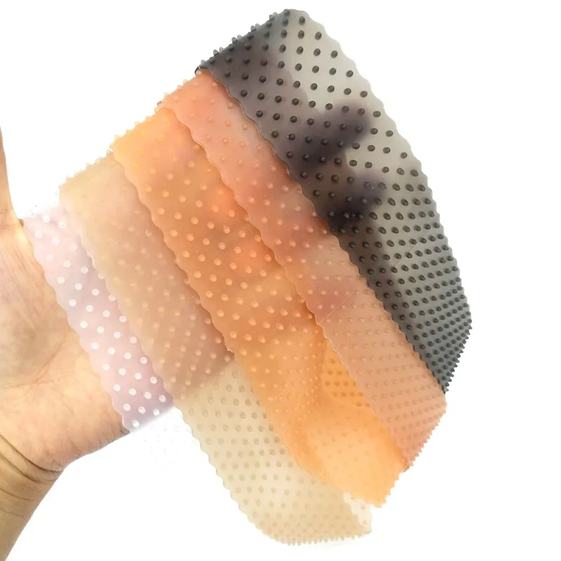 

Free Sample Many colors Non Slip Hair Accessories Wig Organizer Salon Equipment Silicone Foldable Hair Band Adjustable Wig Bands, Transparent, dark brown, light brown, pink, orange, black