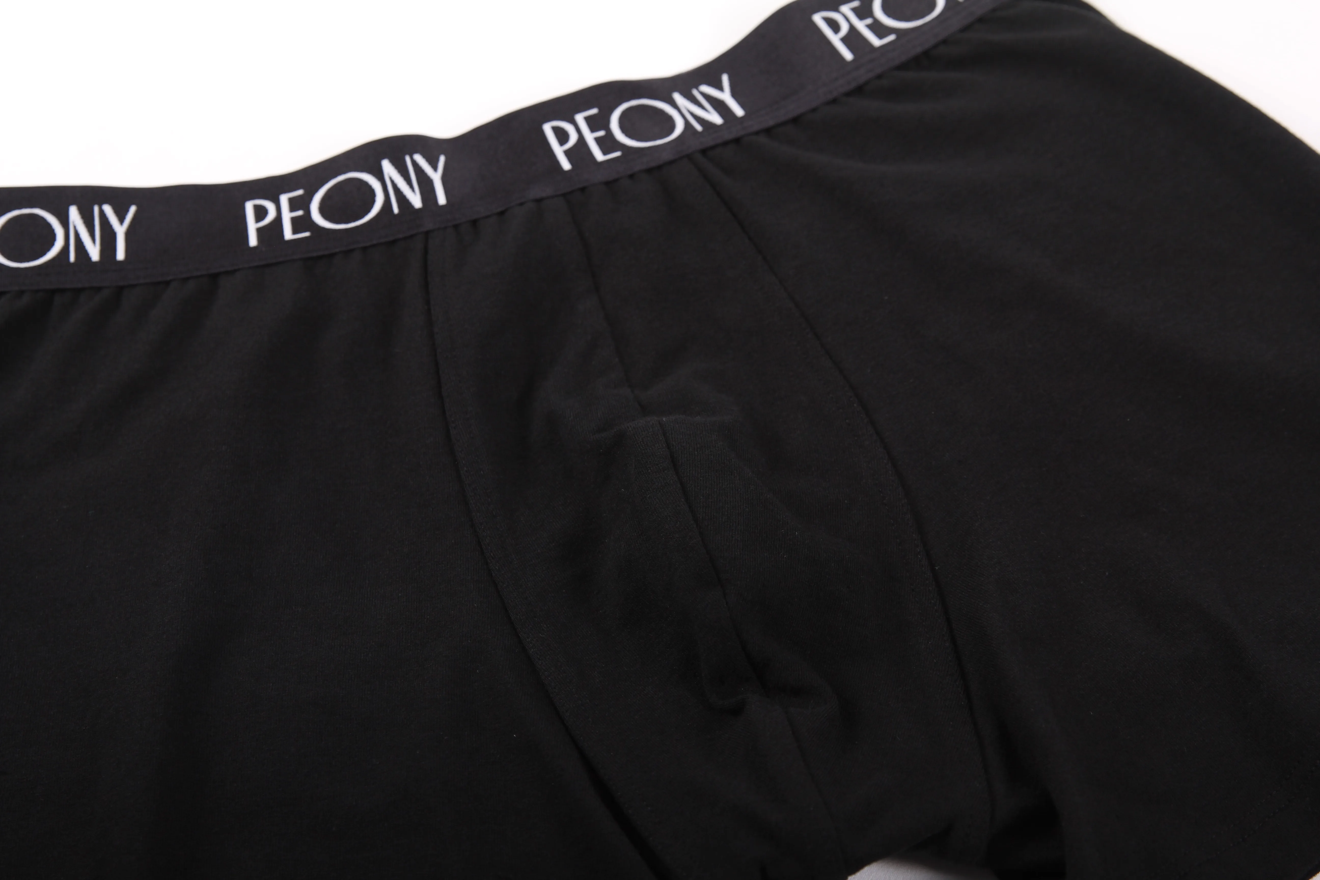 
Breathable elastic solid color boxer brief trunks bamboo underwear for men 