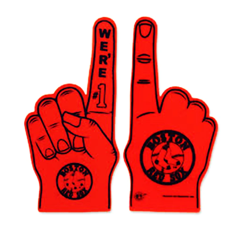 
Custom design promotional low MOQ EVA middle finger foam hand 