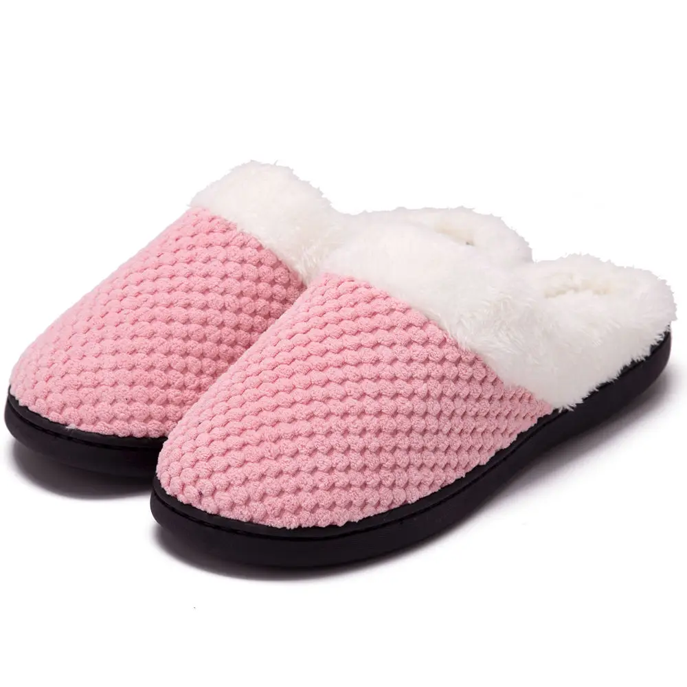 

House Fox for Women for Girls Slipper Shoes with Faux Faux Fur Slippers Indoor