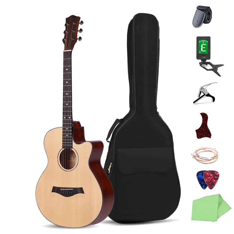 

Fast Delivery Cheap Custom 40 Inch Practice Guitar For Beginners Gitar Exercise Guitar Acoustic, Natural wood,black,blue,orange