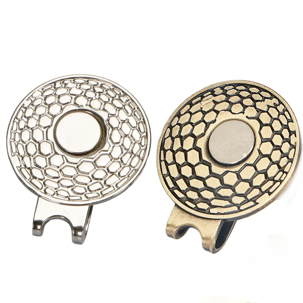 

Custom Great Golf Gift Golf Cap Clips Golf Ball Marker Hat Clips For Men Women For Golfer, Customized