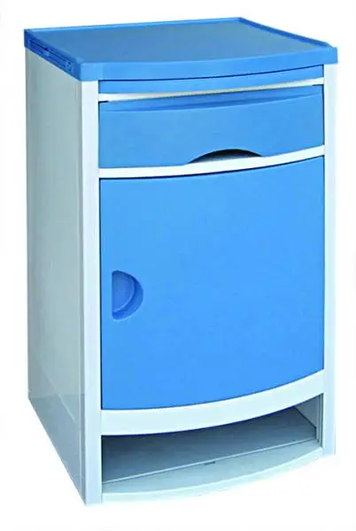 
hospital bedside cabinet medical locker table with new material for sale 