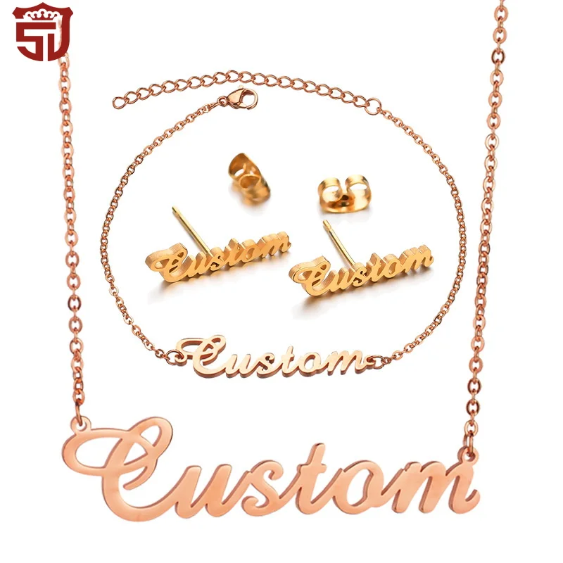 

Custom personalized name choker initial pendant necklace