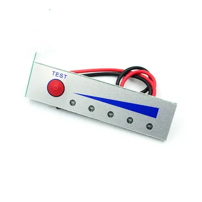 Taidacent 3S/4S/5S 12V Lithium Li-ion LiPo Battery Charger Monitor Indicator Board Five Level Indicator Meter - ANKUX.COM