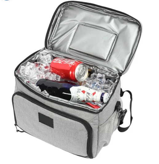 

Foldable Lunch Insulated Cooler bag Heated Food Delivery Bag Thermal