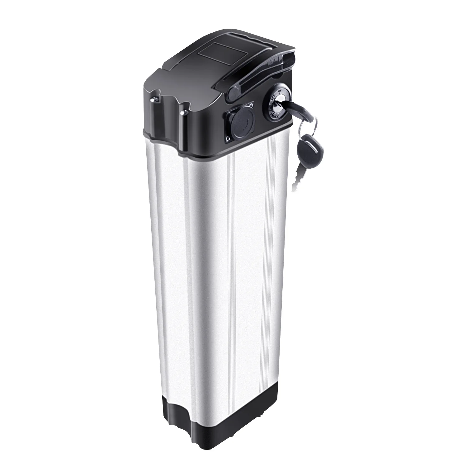 

high power city bicycle 36v electric bike lithium battery 36v 14.5ah 10s5p silver fish ebike battery