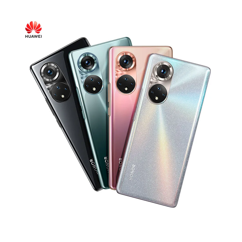 

High Capacity Battery Honor 50 Pro 5G RNA-AN00 8GB 256GB Dual Front Cameras Cell Phone