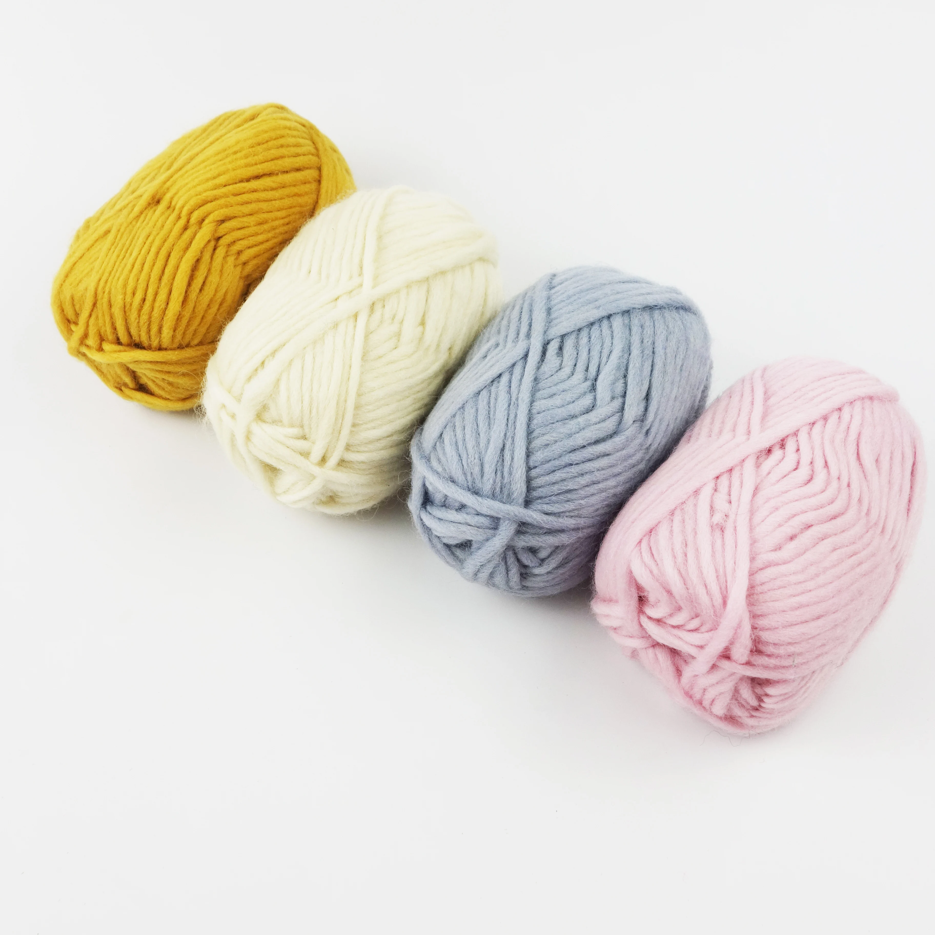 100 Wool 1nm Multicolor Chunky Wool Yarn For Knitting Crochet Buy