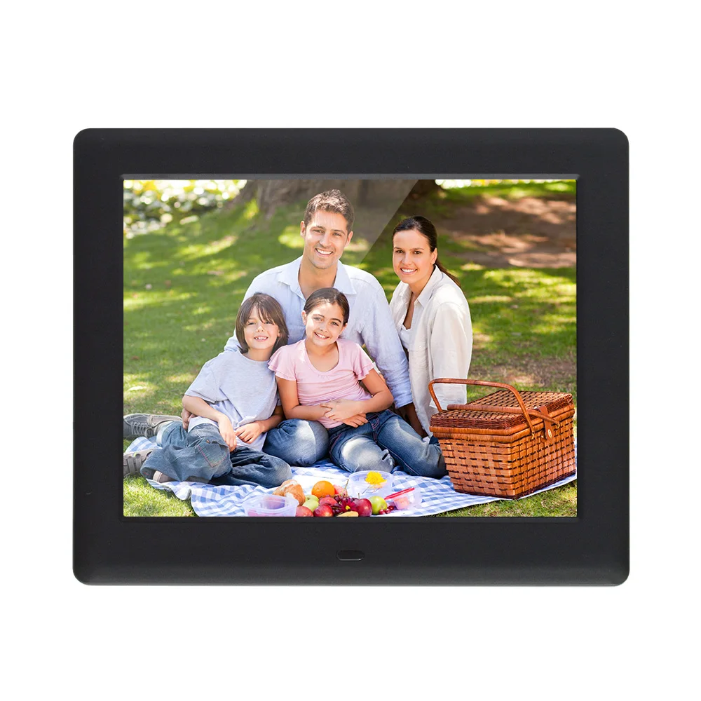 

7 8 9 10.1 inch Digital Photo Frame with Video Input Clock OEM Card PCS Wholesale, Black
