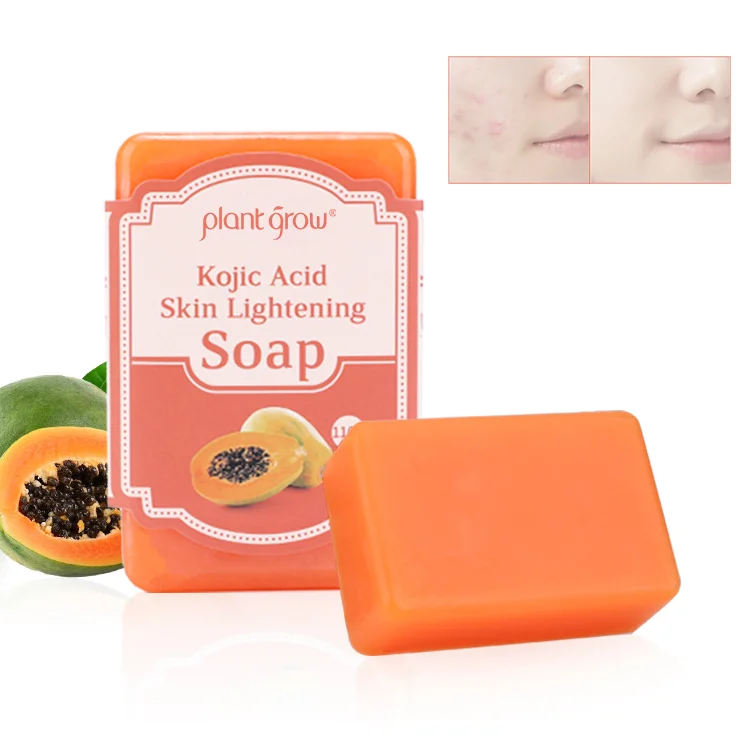 

IN STOCK DAAO Private Label Hot Selling Kojic San Kojic Acid Dual Whitening Cleaning Organic Soap for Female Body Care, Orange