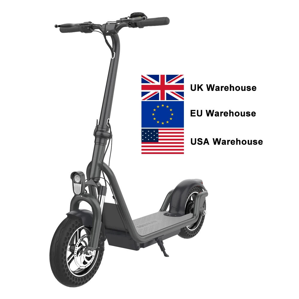 

Tomoloo F2 dropshipping service USA EU Europe warehouse powerful two wheel 12 inch fat tire off road electric scooter for adults