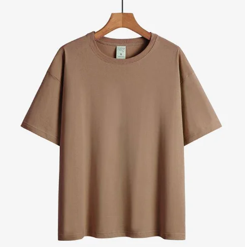 

New Fashion Dropshipping Men's Embroidered T-shirt Custom Print Plus Size Plain T-shirt Half Sleeve Print 100% cotton t-shirt