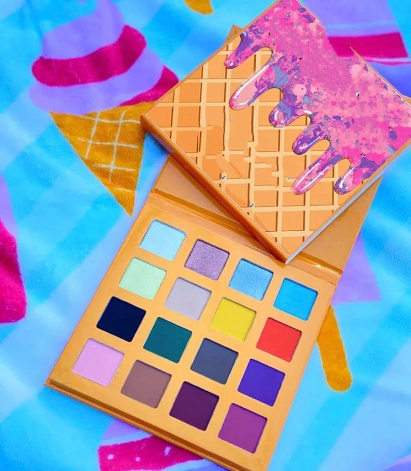 

custom shape eyeshadow palette square makeup eyeshadow palette