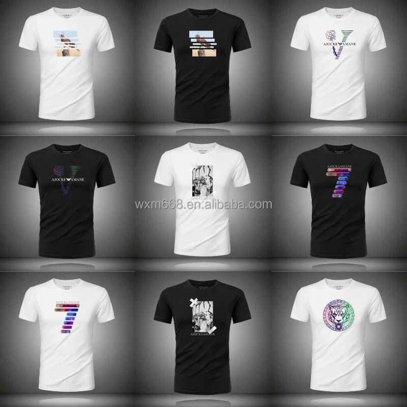 

Manufacture T shirt new style men's clothing wholesale men's T shirt cheap clothes