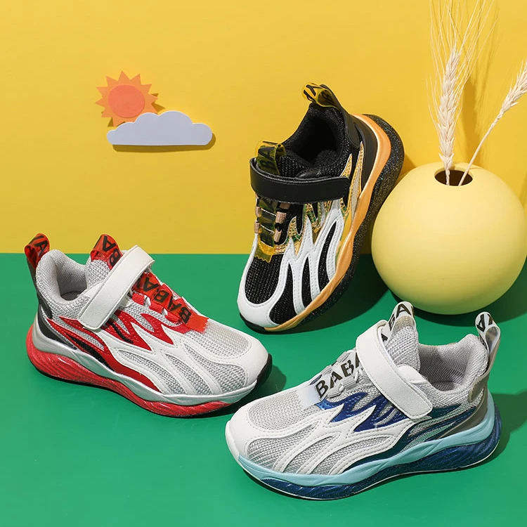 

32023 fashionable low cost boy and girl sport kids sneaker shoes for outdoor, Picture color