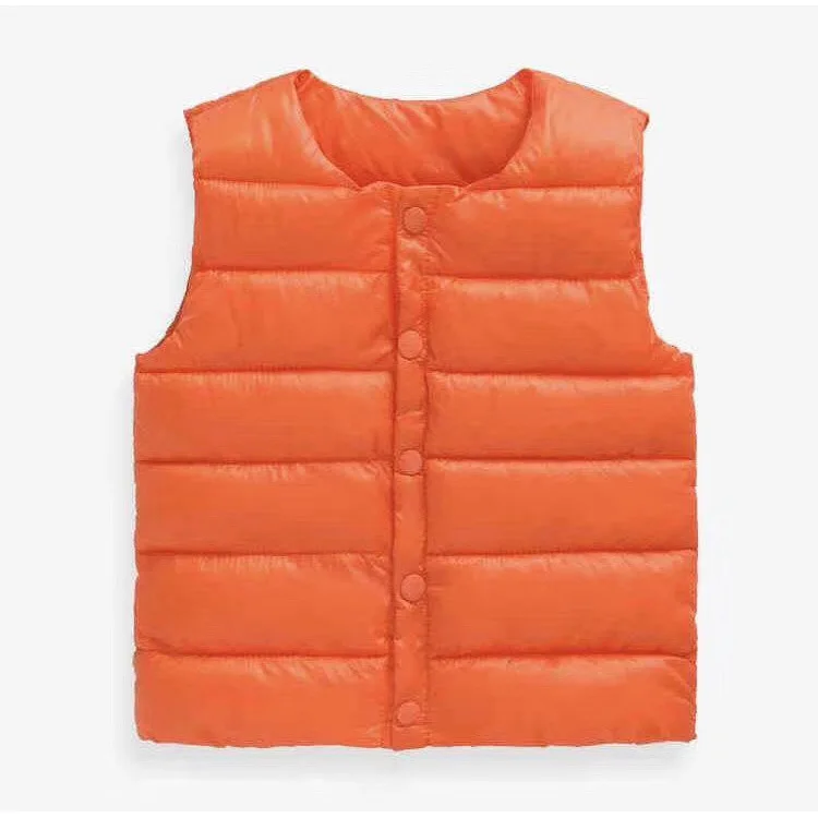 

Cotton Warm Sleeveless Jacket Children Vest For Girls Toddler Boy Coat Down And Parkas Waistcoat Coats