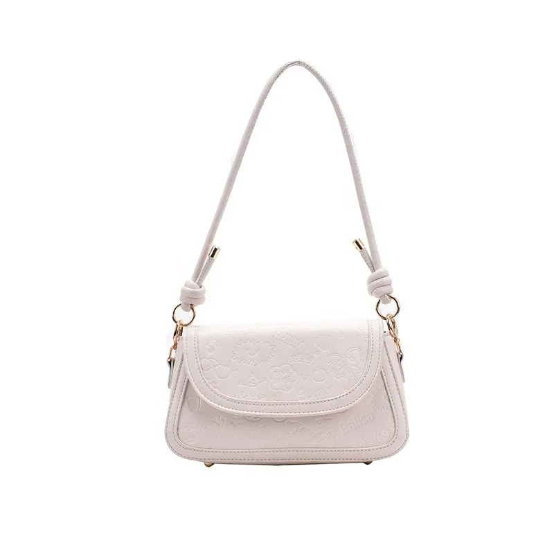 

Retro texture 2021 spring new print shoulder messenger small square bag fashion trendy handbag
