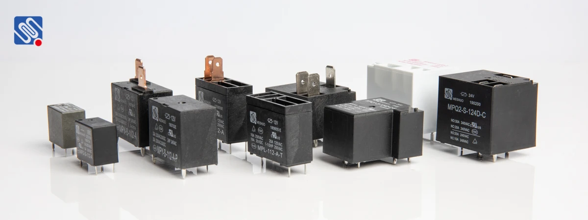 Meishuo MCA SPDT 3A 3-24VDC Electromagnetic Relay Sealed PCB Sign Relay Factory Supply