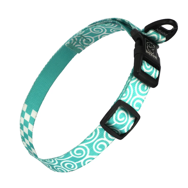 

Customized personalized design patterns Sturdy dog collars and leashes, Pic