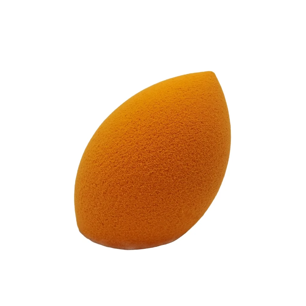 

High Quality Olives Bevel Shape Fancy Beauty Eggs Make Up Sponges For Gift, Multiple colors for customization