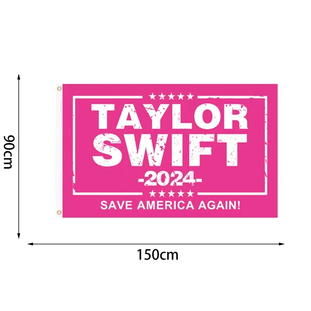 

Custom durable polyester Factory Price Flag 3*5 ft Taylor Blue Background