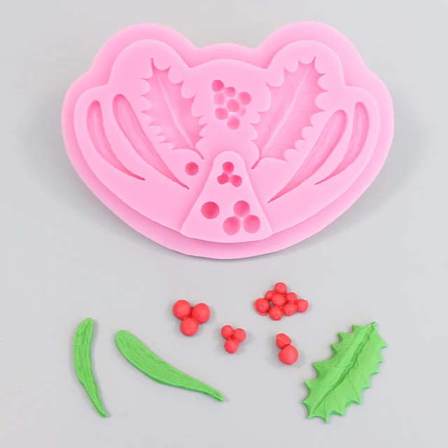 

Merry Christmas Fondant Mold Baking Supplies Silicone Cake Molds Candy Cookie Mould