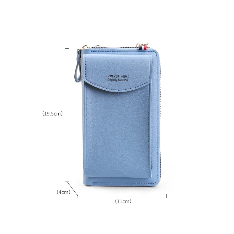 

New design women multifunctional leather wallet mobile phone bags women ladies cellphone bag, As per picture