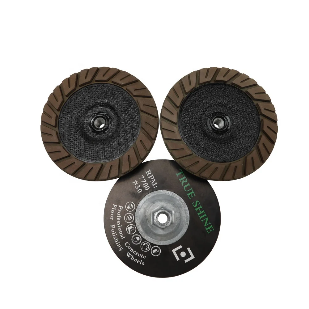5" Ceramic Bond Diamond Abrasive Disc Grinding Cup Wheel for Concrete Edge Polishing OEM