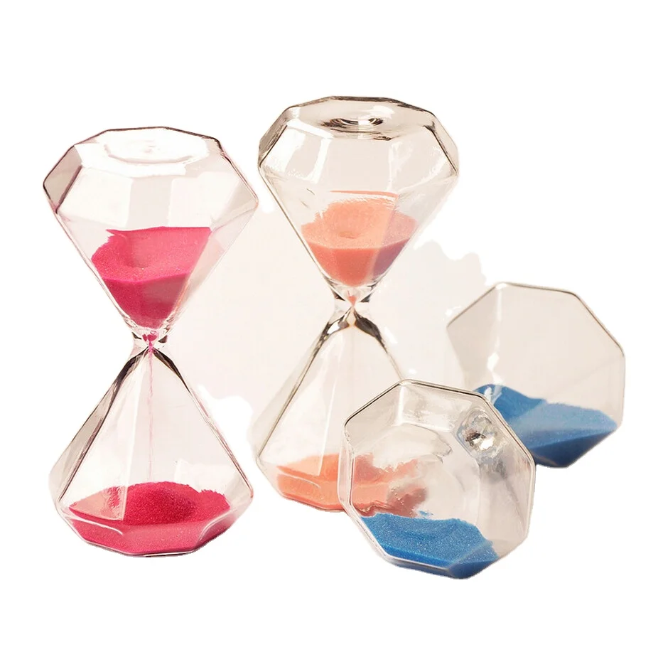 

New style heart shape glass hourglass gift sand timer can  logo, Customized/ yellow,grey,red,purple,blue,orange,green,black,white