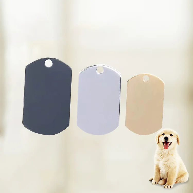 

Customized Pet ID Tag ID Stainless Steel Army Dog Sign Metal Aluminum Dog Tag Custom Logo Army Dog Tag