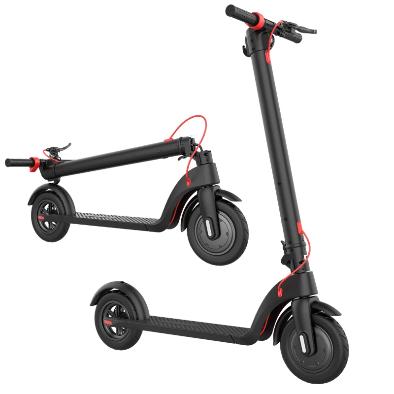 

X7 250W Oem Waterproof Folding Electric Scooters Removable Battery Electric Scooter With Seat