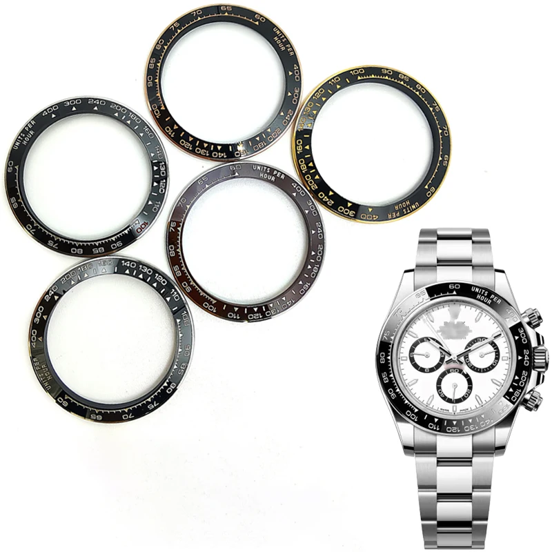 Top Quality Ceramic Watch Bezel For Day-tona 126500LN   Ceramic Bezel with 904L Steel Aftermarket Watch Parts