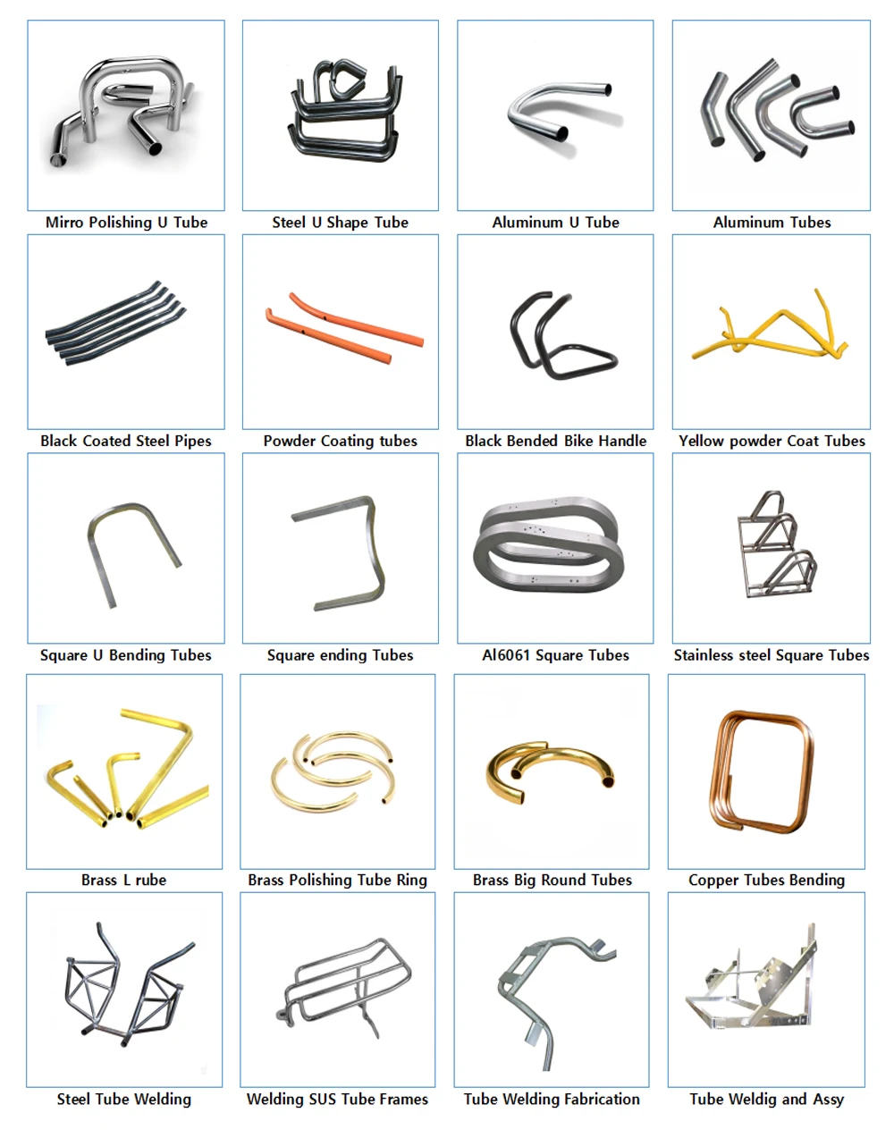 TUBES BENDING MANUFACTURER