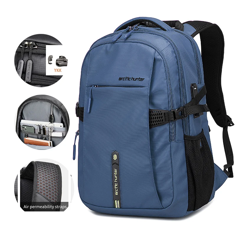 

Sac Business Back Pack Anti Theft Rucksack Smart Waterproof Man Custom Laptop Bagpack USB Charging Bags For Men Backpack Bag, Black/blue/orange/grey