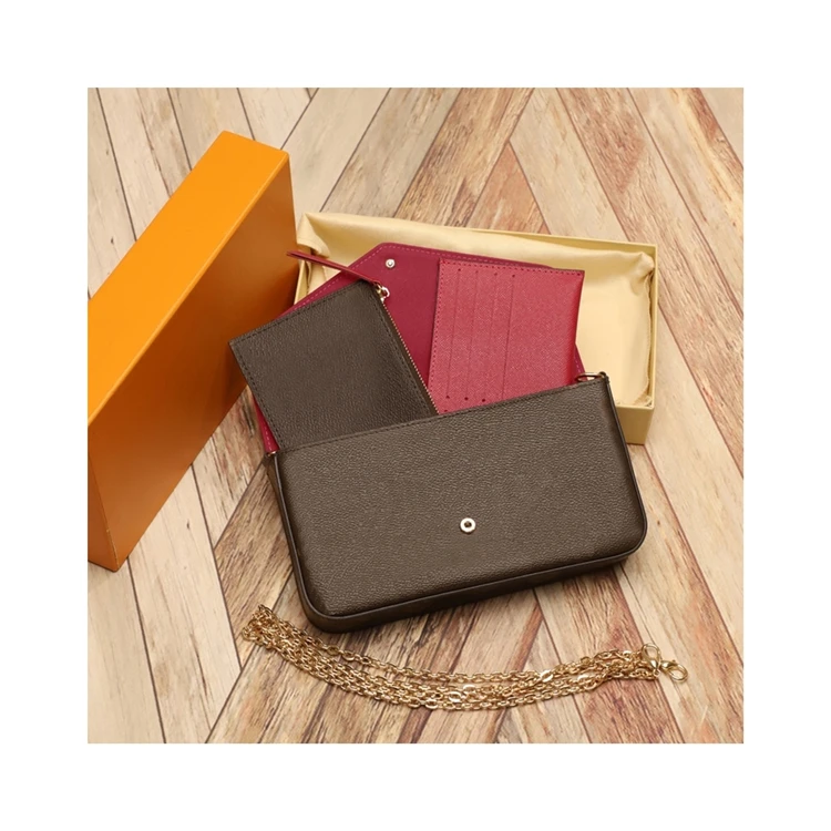 

Wholesale New Arrival Fashion Famous Designer Ladies Purse Custom High Quality Cardholder Leather Wallet For Women, Black, brown, yellowish brown