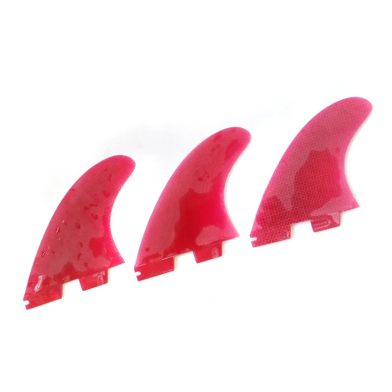 

FS2 Thruster Surf Fins Fiberglass Surfboard Fins, Red/blue/green/customized color