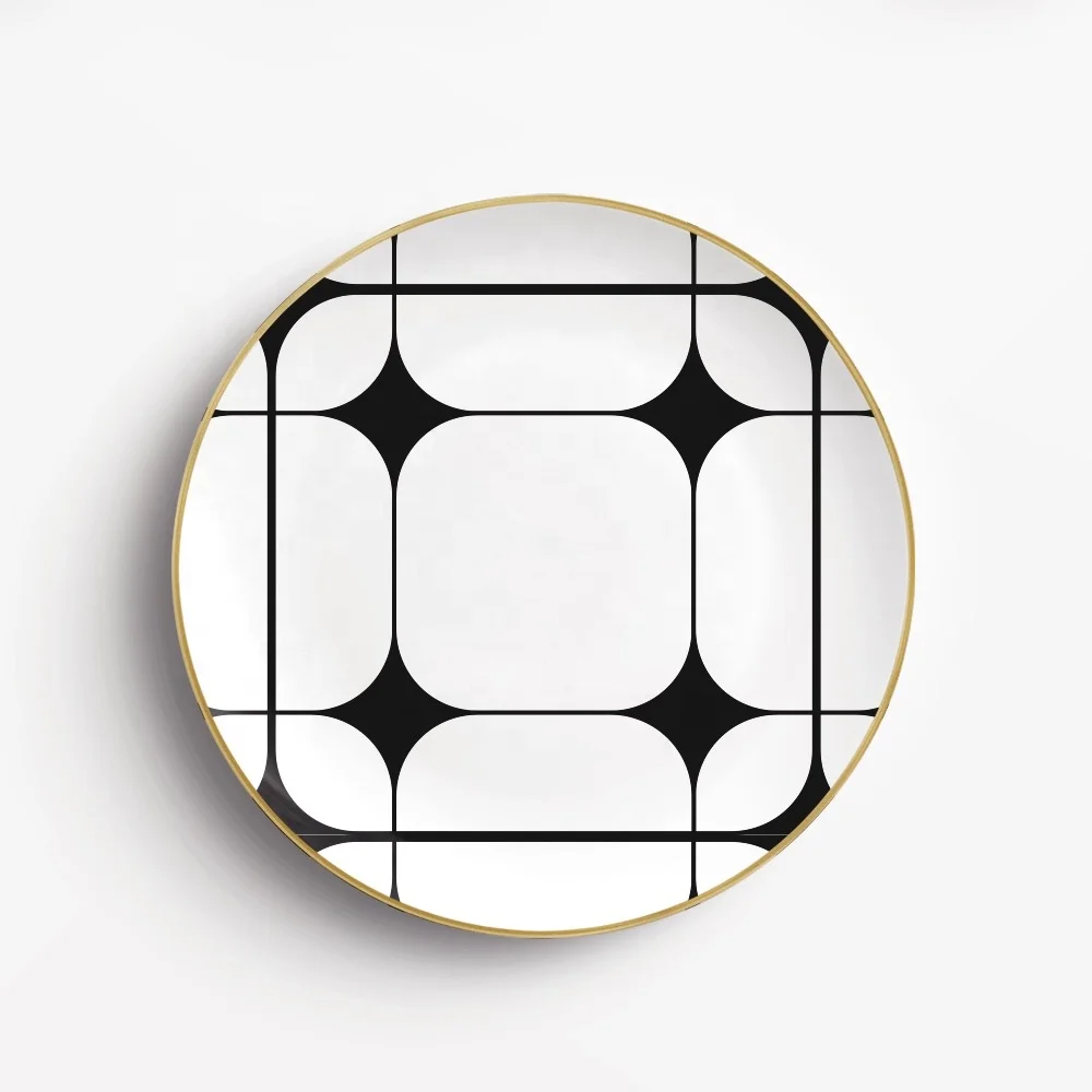 

New European Design Of 2019 Renju Design 4 Pieces Of Tableware Ceramic Tableware
