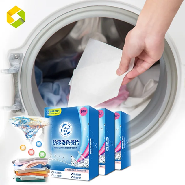 

High quality disposable anti-stain absorber laundromat laundry absorber absorbs pigment factor to capture color sheet, White