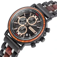 

BOBO BIRD OEM Relogio Masculino Custom Chronograph Watch Luxury Wood Watches Men