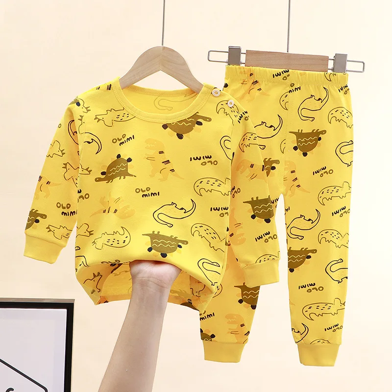 

New high quality baby Wholesale new home service two-piece 100% cotton sleepwear, Pictures showed