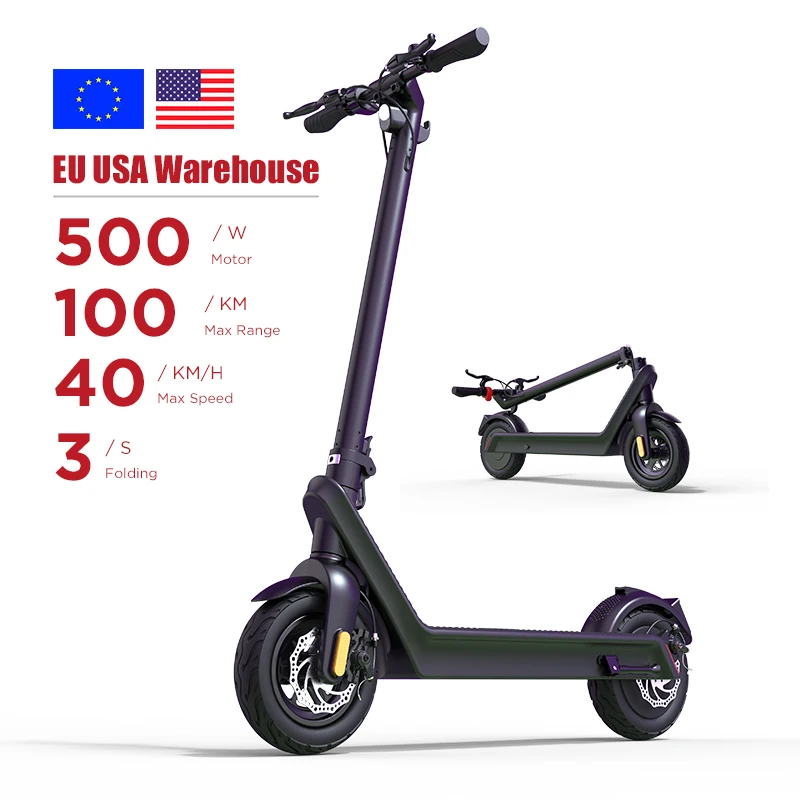 

500w 1000w 2000w folding e scooter eu warehouse fast electric scooter 10 inch X9 citycoco self-balancing electric scooters adult