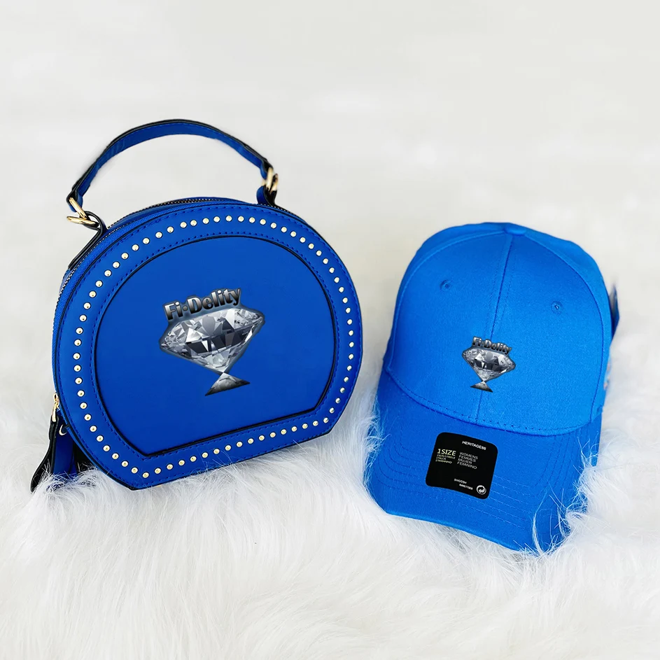 

2021 Cheap Blue Purse Hats Sets Crossbody Match Hat Women Bag Luxury Designer Hat and Purse Set for Little Girls, 9 color